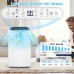 14,000 BTU 4-in-1 Portable AC with Heat & WiFi - Image 4