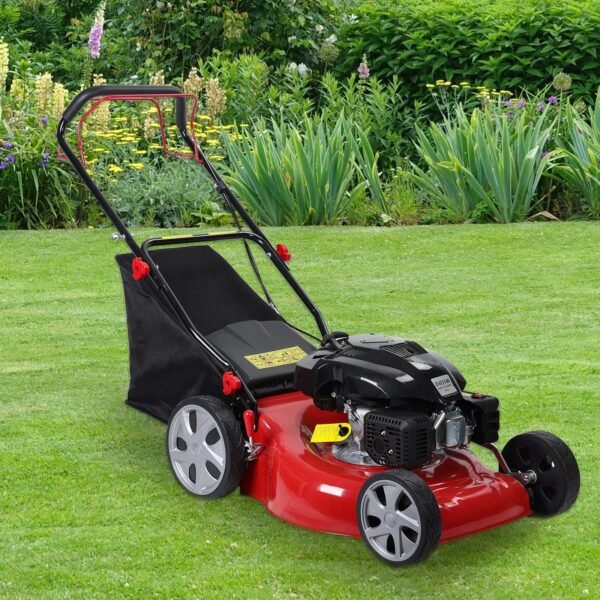 141cc 20" Gas Lawn Mower with 3-in-1 Cutting & 7-Position