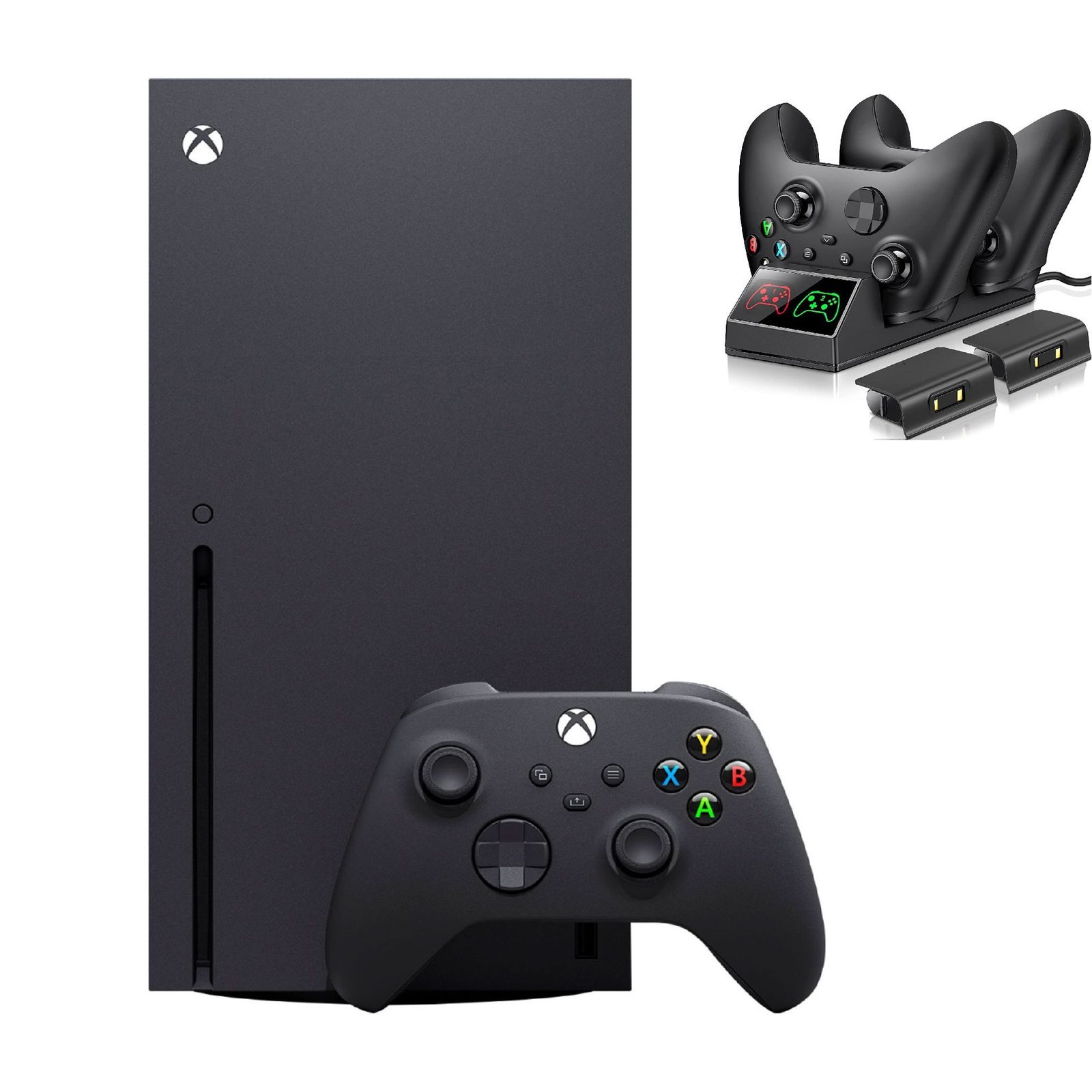 2022-Xbox-Series-X-Video-Game-Console-Black-bundle-with-Ozeal-Charger_5aef9d31-92a2-4c59-9cd5-0ad20a773a67.d15614c32c4155b0180e9e8f1429c930.jpeg Xbox Series X Video Game Console, Black bundle with Ozeal Charger - Image 1