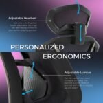 Lenovo - Legion Mesh Gaming Chair - Space Gray - Image 2