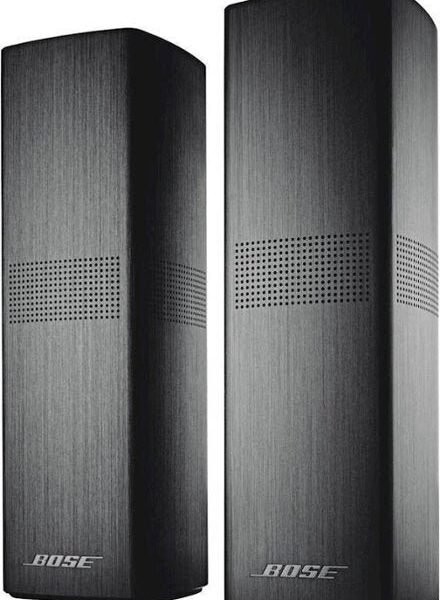 Bose - Surround Speakers 700 120-Watt Wireless Satellite Bookshelf Speakers (Pair) - Black