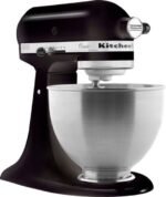 KitchenAid - Classic Series 4.5 Quart Tilt-Head Stand Mixer - K45SSOB - Onyx Black - Image 2