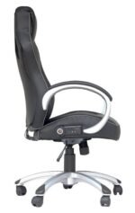 X Rocker - Rogue Sound Office Chair with Fixed Arms and 2.0 Bluetooth - Gray and Black - Image 6