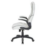 OSP Home Furnishings - Xeno Gaming Chair in Faux Leather - White - Image 4
