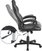 Insignia- Essential PC Gaming Chair - Black - Image 6