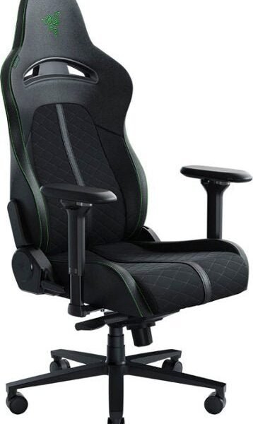 Razer - Enki X Essential Gaming Chair for All-Day Comfort Green