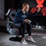 X Rocker - Torque Bluetooth Audio Pedestal Gaming Chair with Subwoofer and Vibration - Black - Image 5