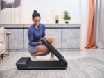 WalkingPad - A1 Pro Under Desk Treadmill Double Fold Walking Pad - Black - Image 3