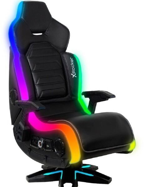 X Rocker - Evo Elite 4.1 Gaming Chair with Built-in Audio Surround Sound System - Black
