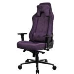 Arozzi - Vernazza Soft Fabric Gaming Chair - Purple - Image 4