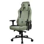 Arozzi - Vernazza Series Top-Tier Premium XL Supersoft Upholstery Fabric Gaming Chair - Forest - Image 6