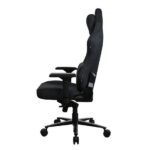 Arozzi - Vernazza Series Top-Tier Premium XL Supersoft Upholstery Fabric Gaming Chair - Pure Black - Image 3