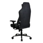 Arozzi - Vernazza Series Top-Tier Premium XL Supersoft Upholstery Fabric Gaming Chair - Pure Black - Image 4