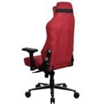Arozzi - Vernazza Series Top-Tier Premium Supersoft Upholstery Fabric Gaming Chair - Bordeaux - Image 3