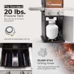 Copper 2 -Burner Liquid Propane Gas Grill - Image 4