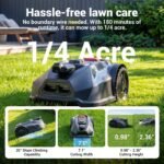 20V Robotic Lawn Mower for 1/4 Acre with WiFi, App Control - Image 6