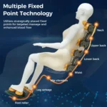 Zero Gravity Full Body Massage Chair, Foot Rollers and Heat Massage - Image 7
