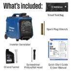 4,000-Watt Gas Powered Portable Inverter Generator with Recoil Start, LED Data Centers. - Image 5