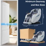 Zero Gravity Full Body Massage Chair, Foot Rollers and Heat Massage - Image 9