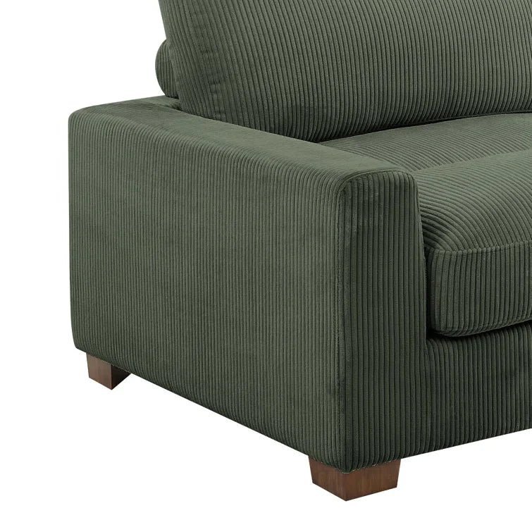 Aristedes 6 - Piece Corduroy Sectional - Image 10
