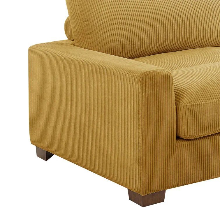 Aristedes 6 - Piece Corduroy Sectional - Image 16