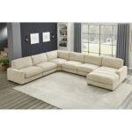 Aristedes 6 - Piece Corduroy Sectional - Image 7