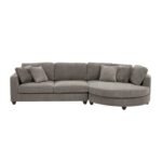 Atossa 2 - Piece Corduroy Sectional - Image 3