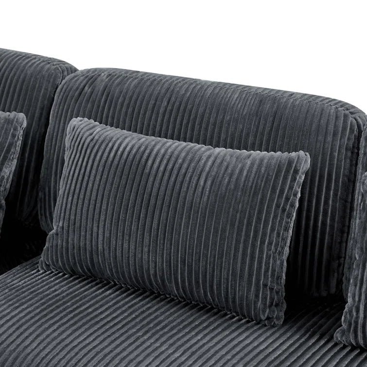 Beeston 3 - Piece Corduroy Sectional - Image 7