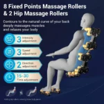 Full Body Zero Gravity Shiatsu Massage Chair with Fully Assembled - Image 4