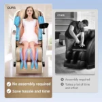 Full Body Zero Gravity Shiatsu Massage Chair with Fully Assembled - Image 2