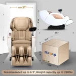 Full Body Zero Gravity Shiatsu Massage Chair with Fully Assembled - Image 6