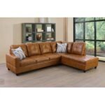 Chaidez Faux Leather Sectional - Image 3