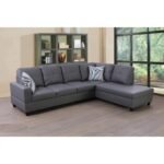 Chaidez Faux Leather Sectional - Image 4