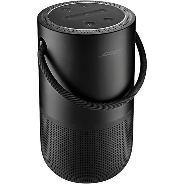 Bose - Portable Smart Speaker with built-in Wi-Fi, Bluetooth, Google Assistant and Alexa Voice Control - Triple Black