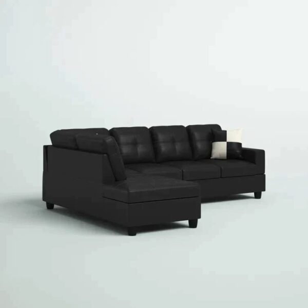 Lindle 2 - Piece Faux Leather Sectional