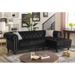 Lora 2 - Piece Velvet Sectional - Image 10
