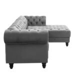 Lora 2 - Piece Velvet Sectional - Image 5