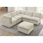 Priyen 98" Wide Symmetrical Modular Corner Sectional - Image 5