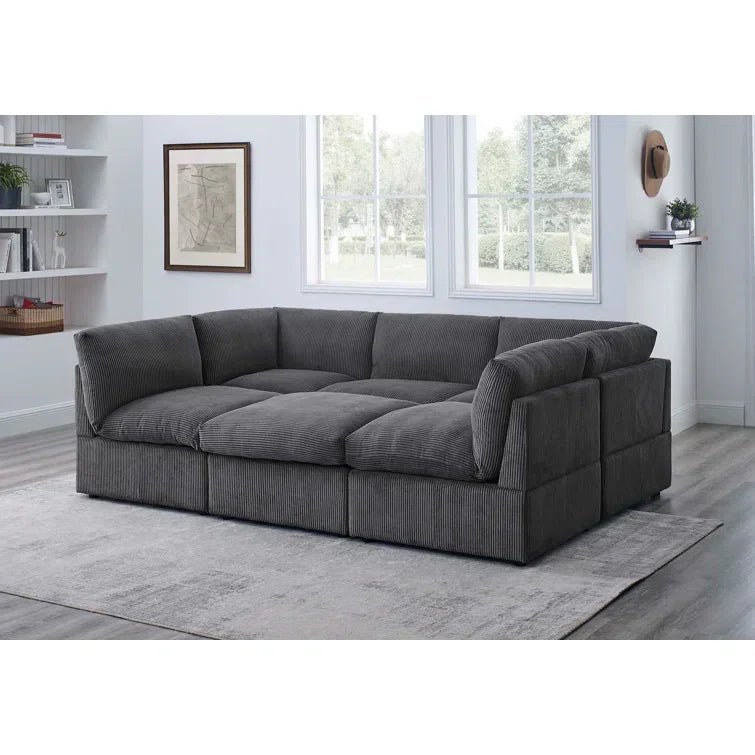 Priyen 98" Wide Symmetrical Modular Corner Sectional - Image 14