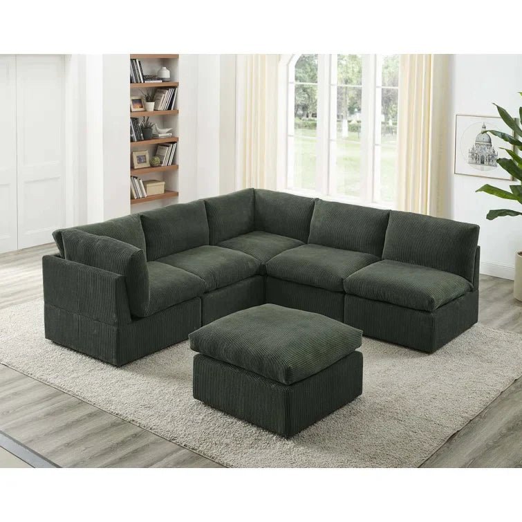Priyen 98" Wide Symmetrical Modular Corner Sectional - Image 10