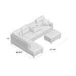 Sciortino 3 - Piece Upholstered Sectional - Image 4