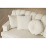 Steubenville 141.34" Wide Velvet Modular Sectional - Image 5