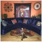 Steubenville 141.34" Wide Velvet Modular Sectional - Image 12