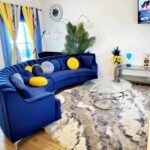 Steubenville 141.34" Wide Velvet Modular Sectional - Image 15