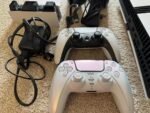 PS5 Pro Bundle: 2 controllers, Pulse headset, controller dock & stand w/ original packaging - Image 4