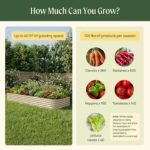 Tall X In 1 Giant Modular Metal Raised Garden Bed Kit - Image 3