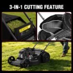 170cc 22" 3-in-1 Gas Self-Propelled Lawn Mower - Image 3