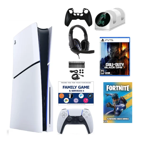 PS5 Slim Chaos with Black Ops 7, Accessories Kit & Voucher