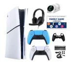 PS5 Slim Console with Extra DualSense, Accessories Kit & Vouch