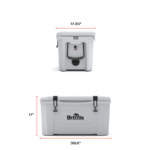 45 Qt Camping Cooler Stealth Gray - Image 3